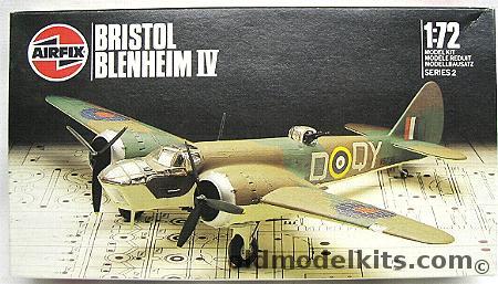 Airfix 1/72 Bristol Blenheim IV French or RAF Markings, 02027 plastic model kit